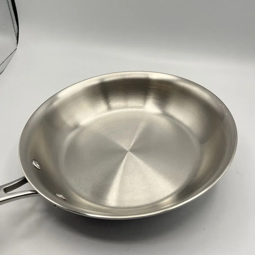 Tramontina Gourmet Tri-Ply Clad Stainless Steel Frying Pan 8in Silver